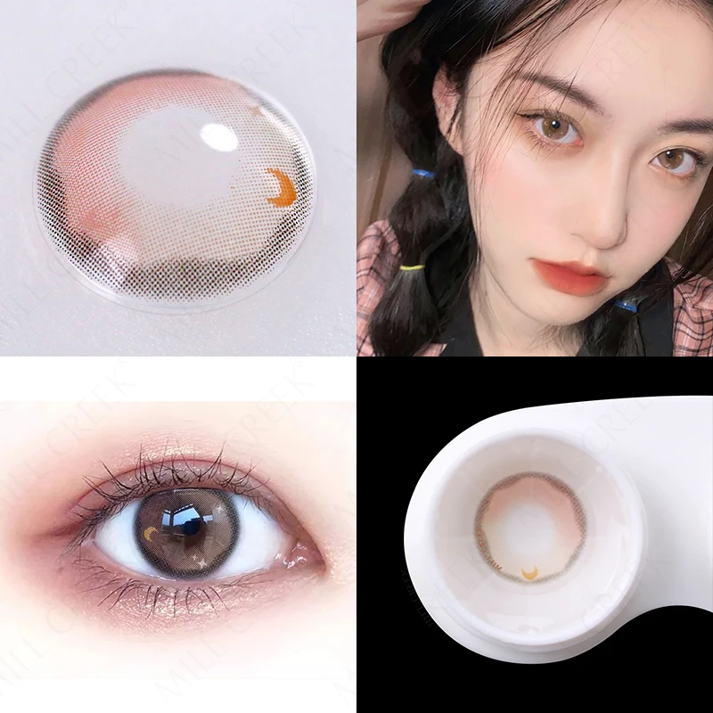 color lens tinting series color contact lens is suitable for eye color eyeglass lens color contact lens annual eye makeup free global shipping