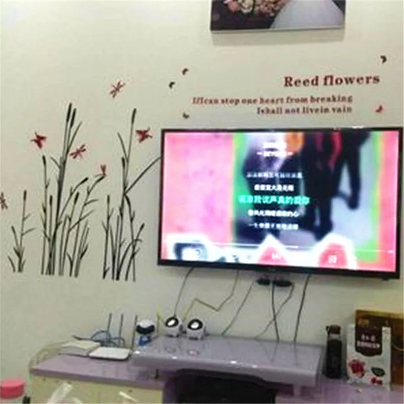 3D Рид настенные стикеры крыльцо спальня обои современный стильный диван ТВ фоне