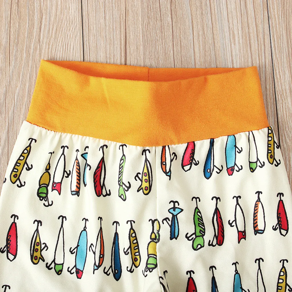 Newborn Baby Sets Boy Fishing Hunting Tops Romper Pants Hat Outfits Fisherman Set 3pc Girl Clothes | Детская одежда и обувь