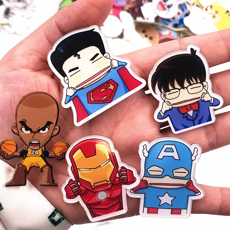 Марвел Мститель японский персонаж мультфильма Супермен Герой значок булавка