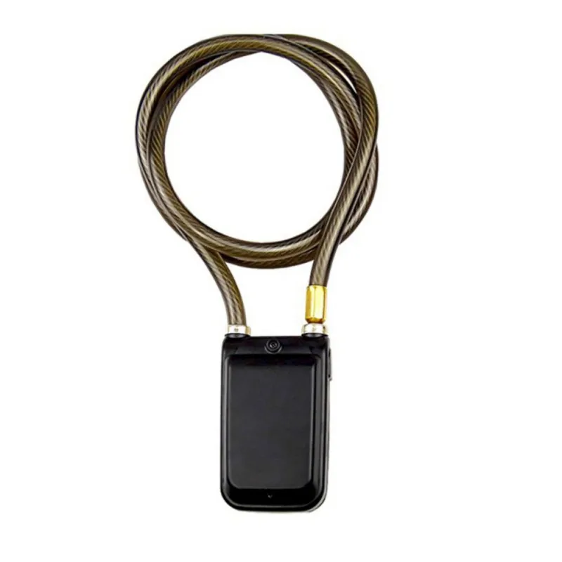 cycling intelligent phone app control smart alarm bluetooth lock waterproof 110db alarm bicycle lock outdoor anti theft lock hot free global shipping