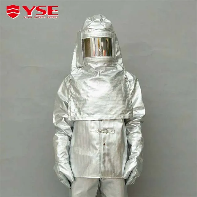 

1000 Degrees tolerance aluminum fire suit