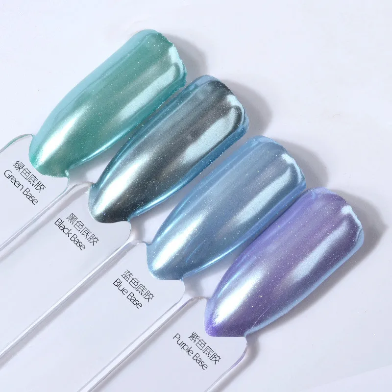 

Different Bottoms Effects Pearl Pigment Dust Magic Mirror Powder Glitter Neon Shell Chrome Nail Art Manicure Artistic 2-g White