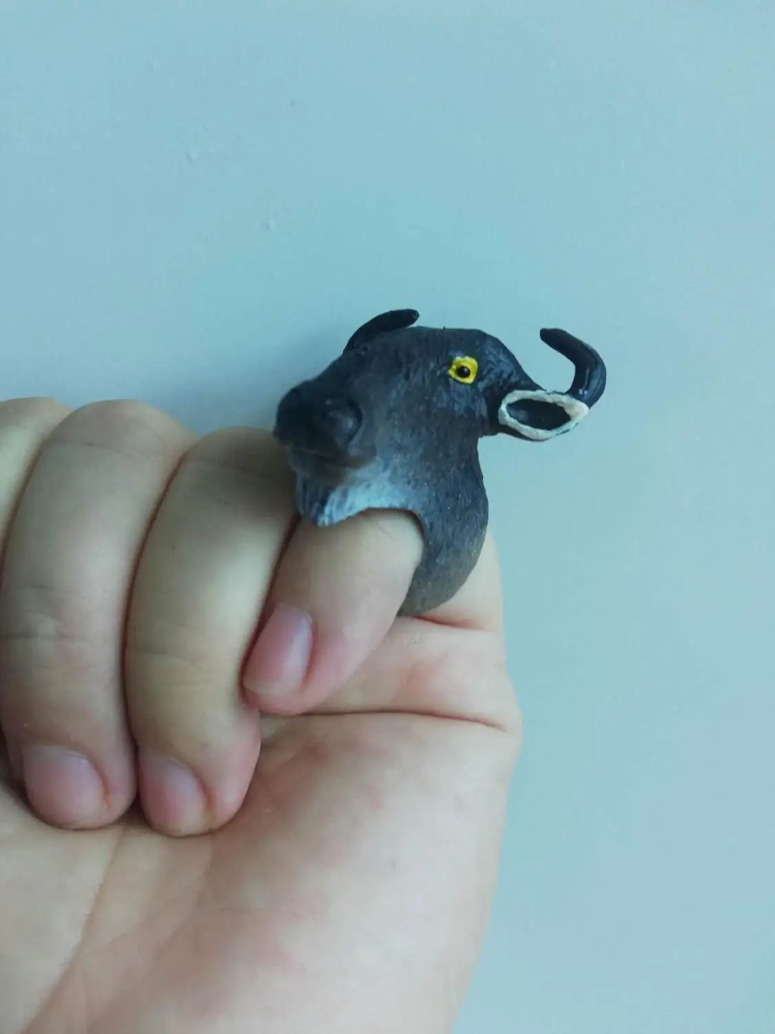 New Trendy Personalized Cute Adjustable Buffalo Bison Bonasus wild ox Ring | Rings