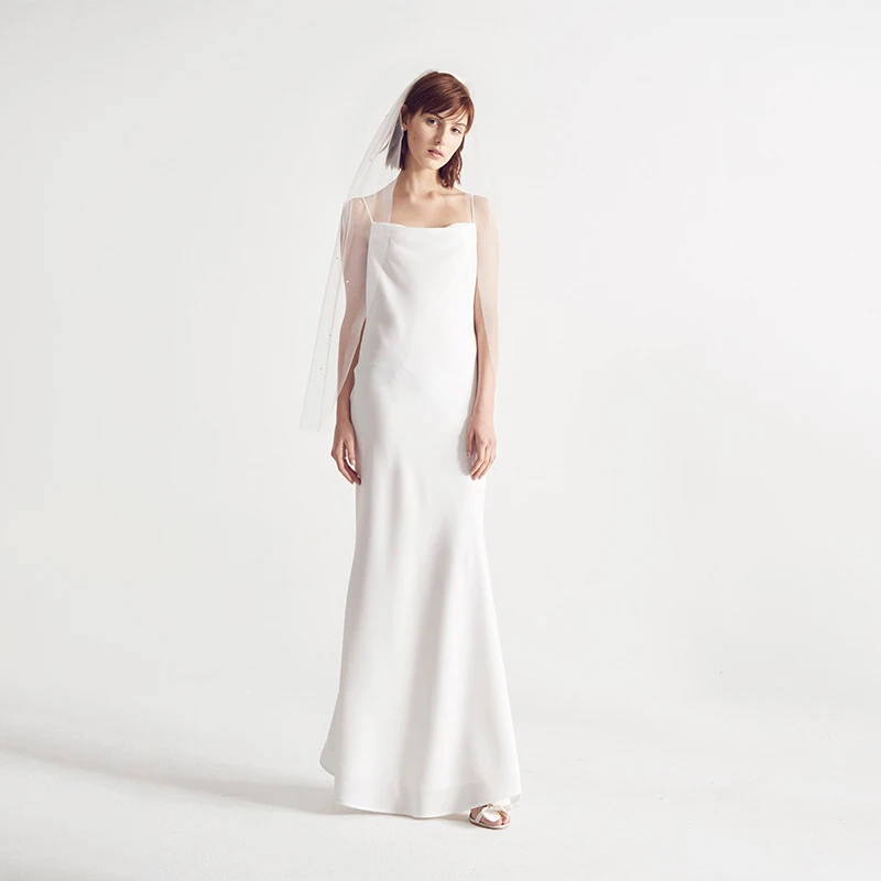 

Special Occasion Dresses Vintage Sleeveless Spaghetti Strap Luxury White A-Line Jersey Floor-Length Elegant Women Prom Gown E865