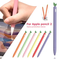 silicone case for apple pencil 2 1 stand holder for ipad pro stylus pen protective cover for apple pencil 2 stylus sleeve case