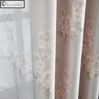 Шторы из хлопка и льна в современном китайском пасторальном стиле, художественные занавески с цветами сливы для гостиной, спальни, кабинета