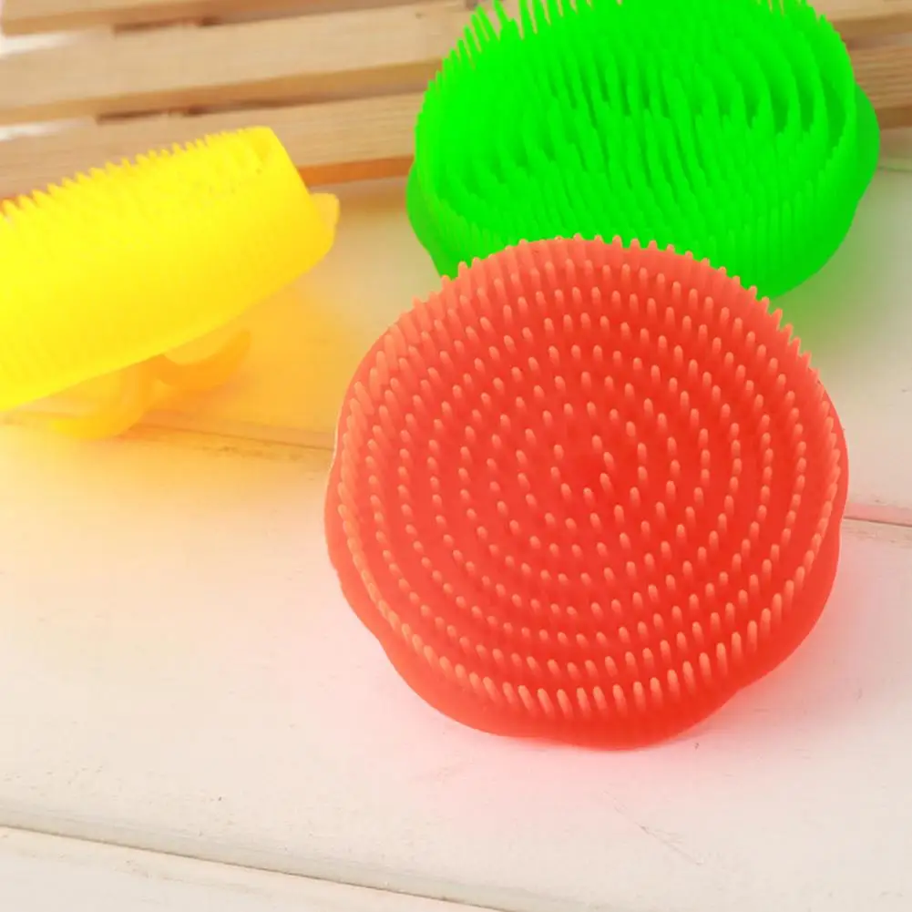 

Shampoo Scalp Shower Washing Hair Brush Head Massage Comb Body Scalp Massage Brush Hair Comb Soft Bathing Tool Bath Spa Brush
