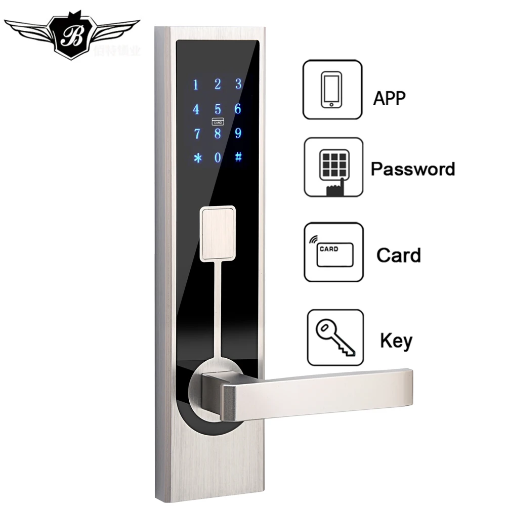 Цифровой код безопасности Электронная умная сенсорная клавиатура Deadbolt замок из