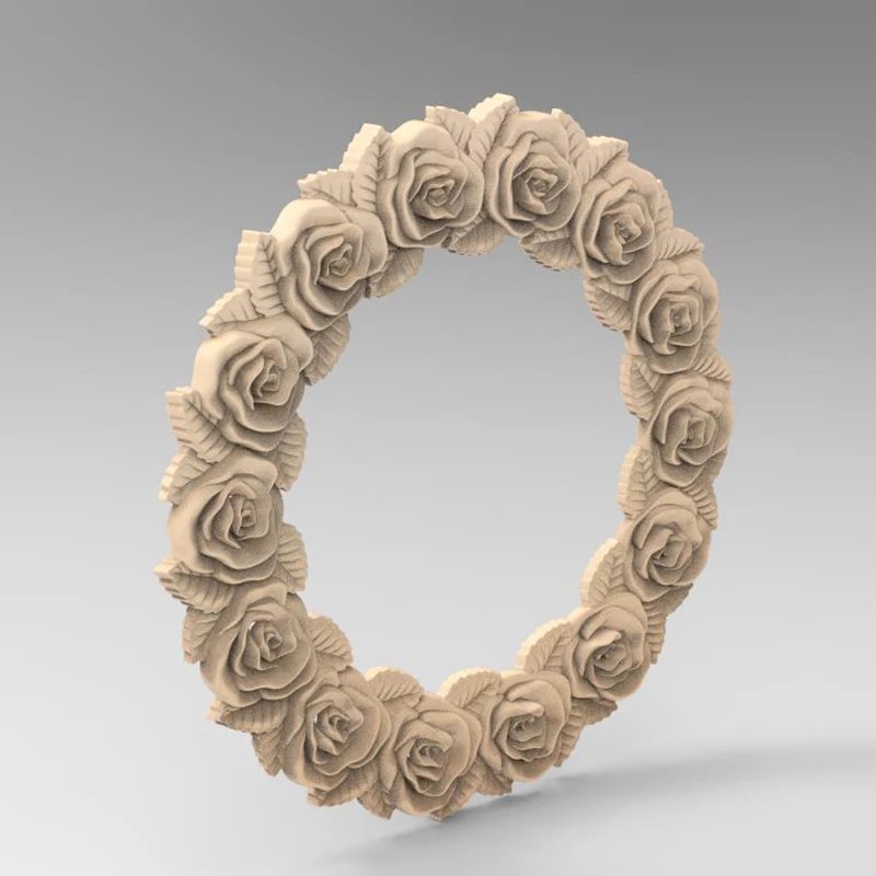 Рамка для цифровых файлов 3d модель рельеф гравировки с ЧПУ в формате STL artcam