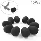 10 шт.лот утолщенная мини-крышка микрофона, мягкая губка, сменная Крышка для микрофона, лобовое стекло, поролоновая крышка микрофона