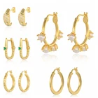 Женские серьги-подвески из серебра с жемчугом и изумрудом