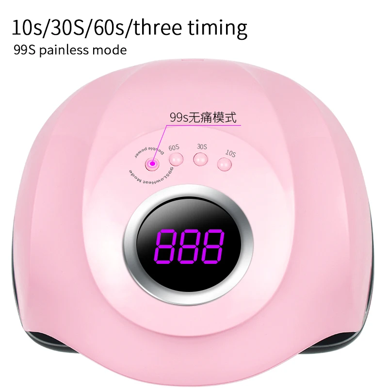 Лампа УФ светодиодный LED для сушки ногтей 180 Вт четыре скорости|Сушилки ногтей| |