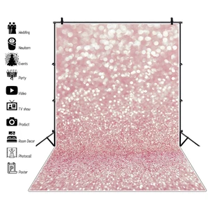 Фон для фотосъемки Laeacco, Блестящий Фон в горошек с изображением светлого размытия, день рождения, свадьба, фотозона
