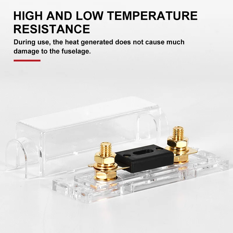 Большой плавкий предохранитель Forkbolt с прозрачной пластиковой оболочкой для