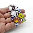 Аниме игра Undertale металлический брелок FriskSansTorielPapyrusAlphys Модный кулон для сумки с аксессуарами для косплея для подарка