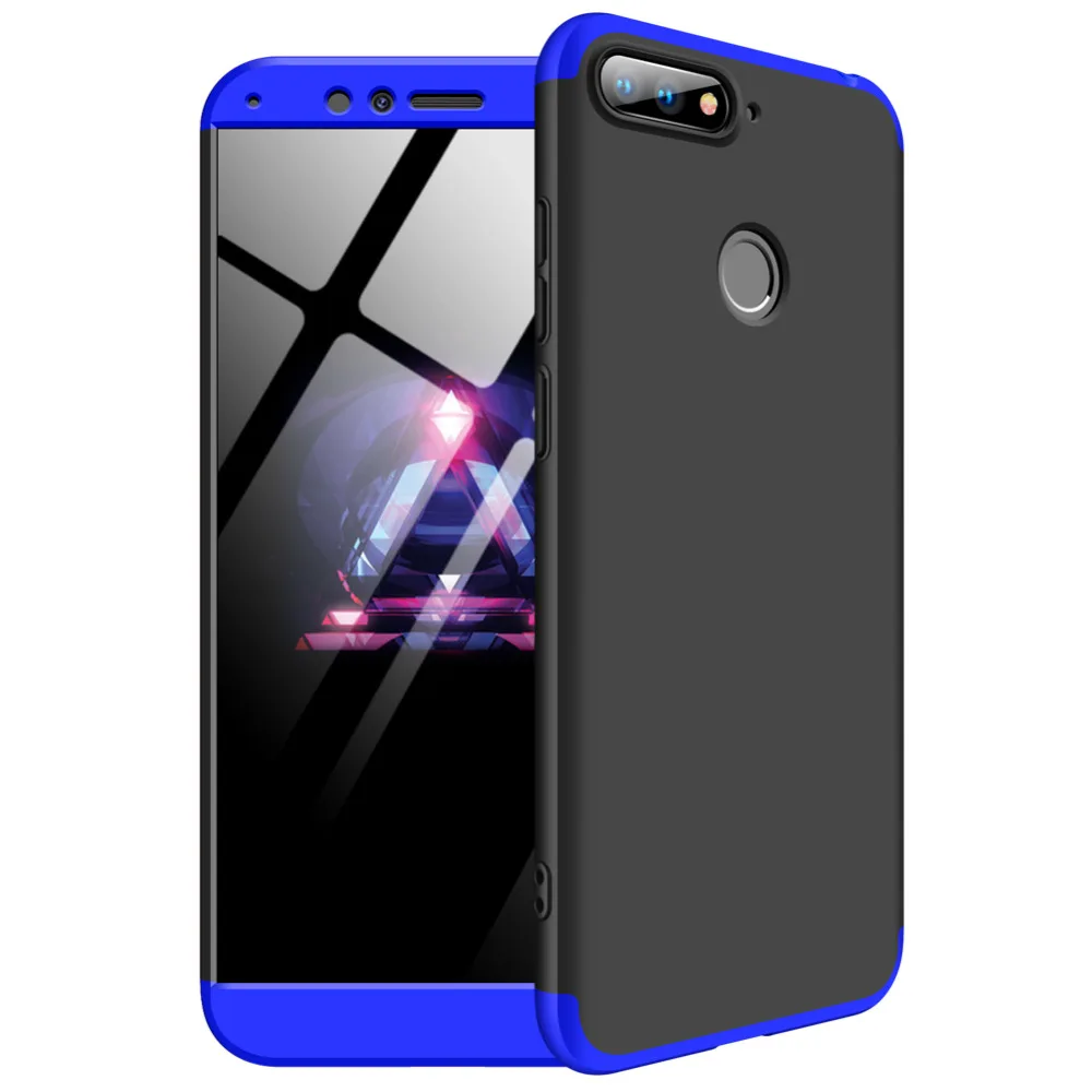 Huawei Honor 7C AUM L41 360 Защитный чехол Honor 7C 360 градусов полный Чехол Жесткий Чехол для huawei Honor 7C Pro LND L29+ стеклянная пленка