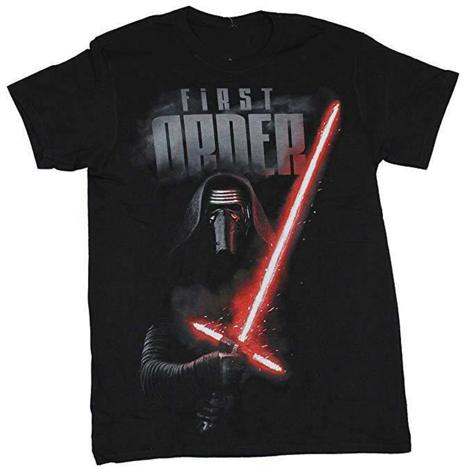 Звездные войны Мужская Пробуждение Силы Первый заказ Kylo Футболка &quotren&quot Nwt S L Xl 2Xl