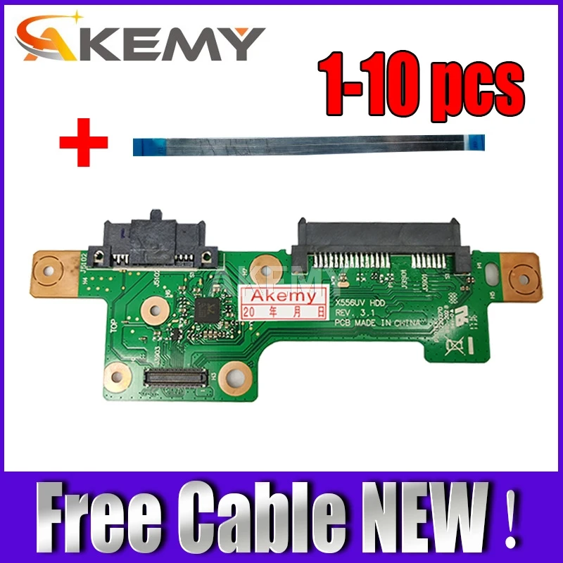 

При заказе 1-10 штук Бесплатная кабель AKemy для ASUS X556U F556U X556UJ A556U F556U K556U X556UV HDD доска X556UJ REV 2,0 X556UV REV: 3,1