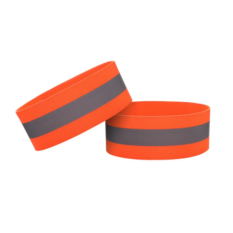 New 1 Pair of Outdoor Sports Reflection Elastic Wrist Strap Safety Reflective Warning Bracelet Night Running Cycling | Безопасность и