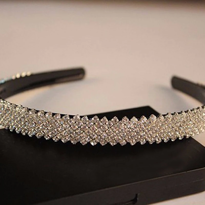 15 мм Ширина модные роскошные женские туфли с украшением в виде кристаллов