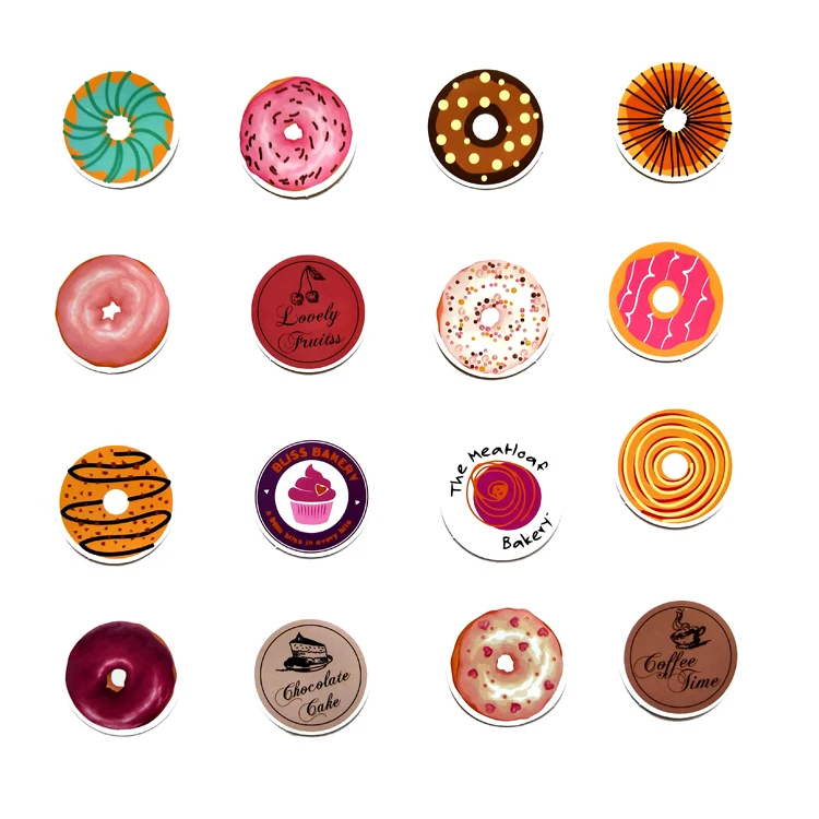 35 шт. ПВХ десерт торт выпечки автомобиля стикеры s для путешествия чемодан