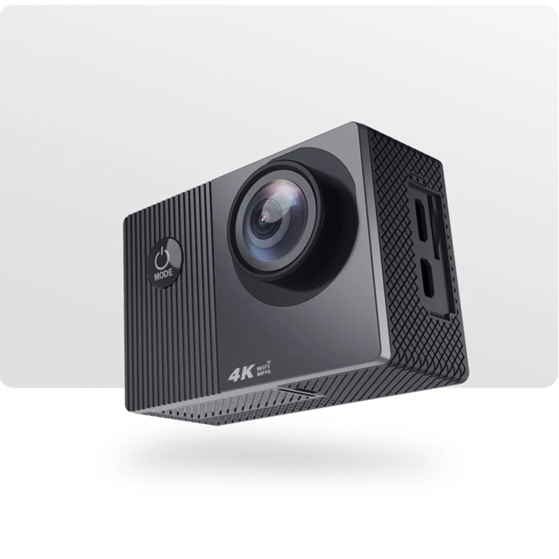 Скидка 4K 60fps Wi-Fi экшн-Камера Водонепроницаемый подводный шлем 2,0 дюймов ЖК-дисплей сенсорный Экран дистанционного Управление видео Запись Камера S ...