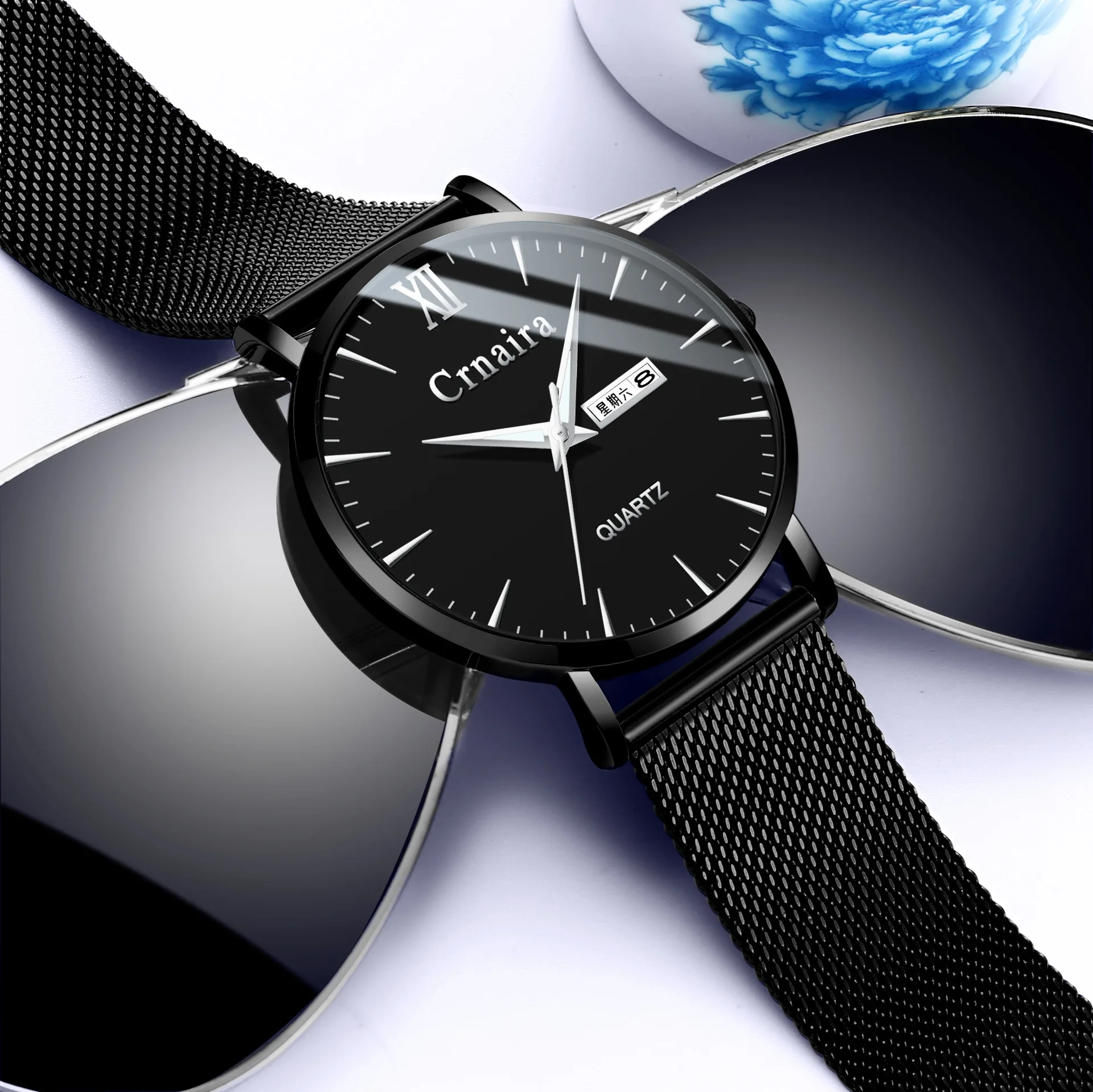 

Watch Man 2021Men's Watch New Cross Border Watch Men's Popular Quartz Watch Fashion Source Manufacturer Automatic Watch