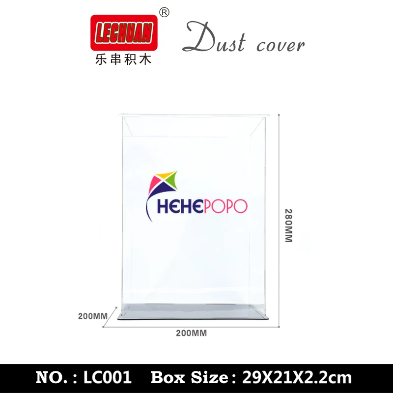 

Mini Diamond Building Blocks Display Box 280MM High Acrylic Transparent Dust Cover