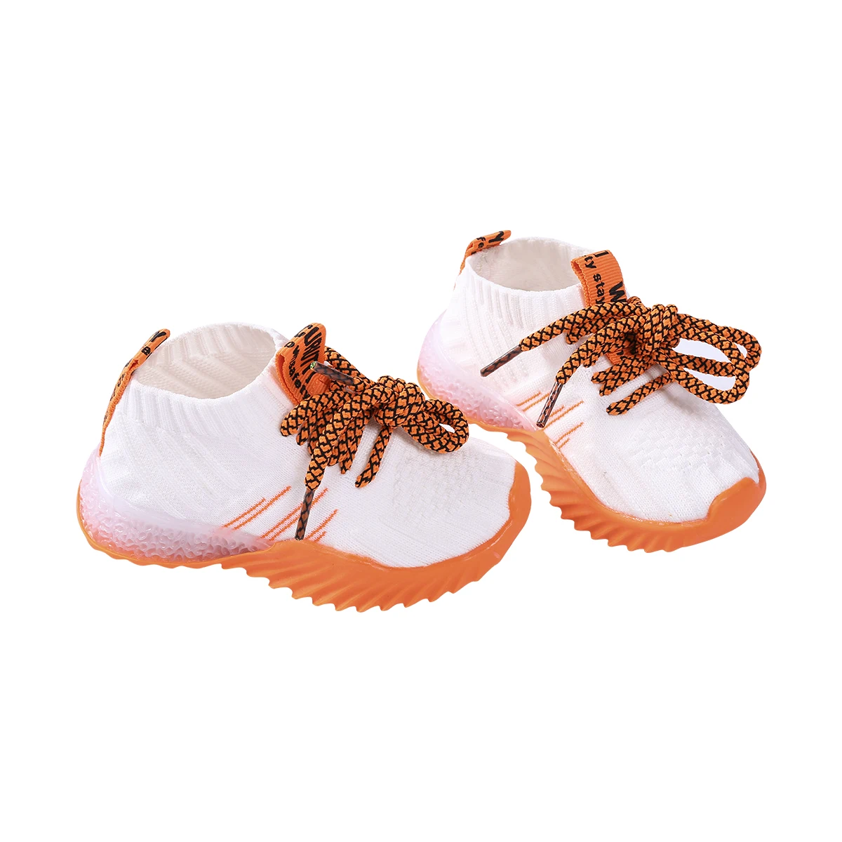 Новейшие Детские кроссовки со светодиодной подсветкой сетчатые флуоресцентные