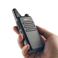 ksun x63tfsi mini walkie talkie portable usb charge handheld two way ham radio hunting hiking hotel family radio