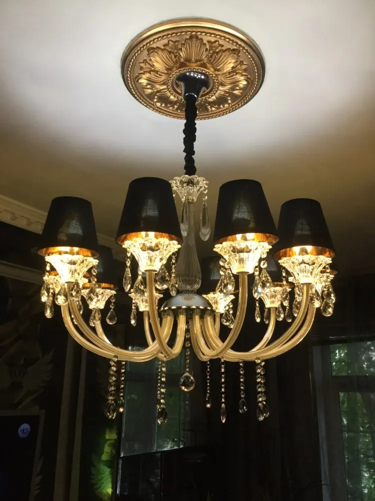 3 шт. цвета современные модные чехлы для ламп черного и золотого кремово белые