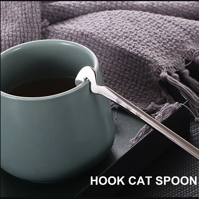 4 шт. 304 Нержавеющая сталь Творческий мультфильм десертная ложка для мороженого