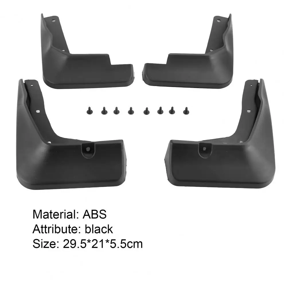 

30% Dropshipping!!4Pcs Mud Guard Punch-Free Wear-Resistant Universal Car Mud Flaps Splash Guards for Hyundai Kona Encino