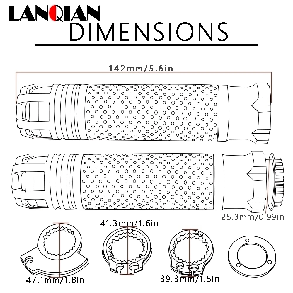 Алюминиевые ручки для мотоцикла 7/8 дюйма Honda CB190R CB1300 CB1000 Big One SC30 X4 SC38 CB1000F SC24 |