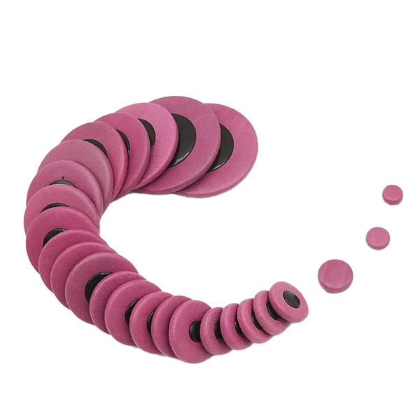 25 шт альт саксофон Замена овчины Кожа колодки розовый инструмент