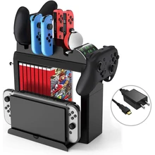 Integration Charging Dock Station Nintend Switch Joycon Charger For Nintendo Switch NS Joy-con Controller Storage Stand Holder