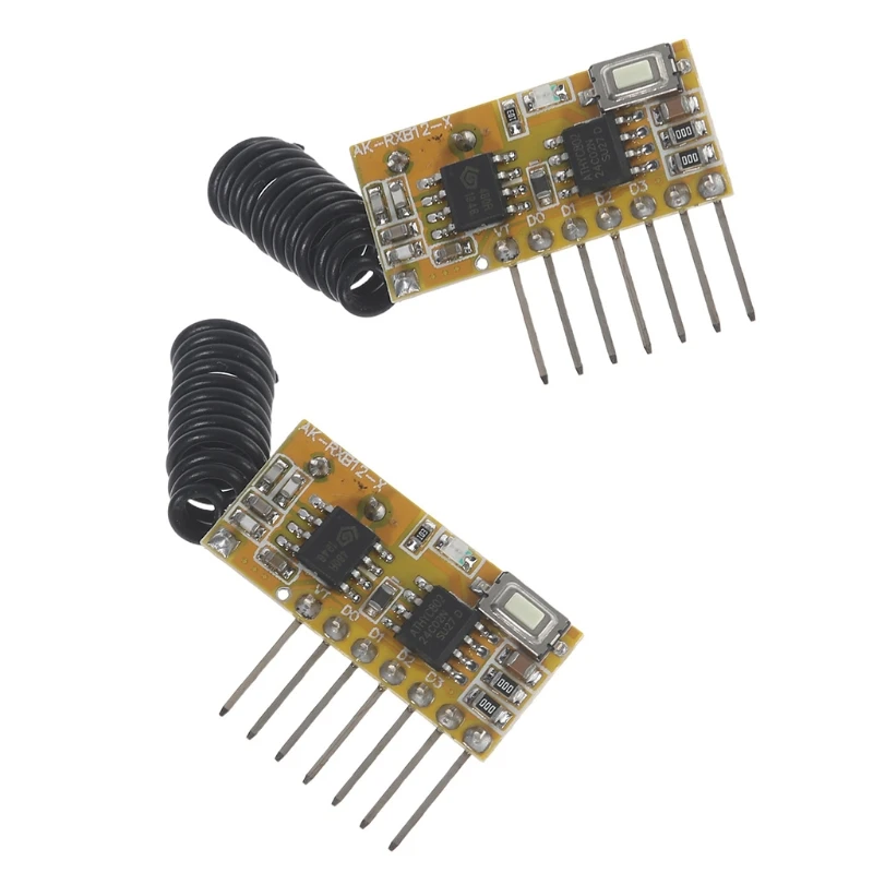 

315MHz 433.92 MHz Transmitter AKRXB12X Superheterodyne Learning Receivers Module Wireless Decoding Remote Control Switch
