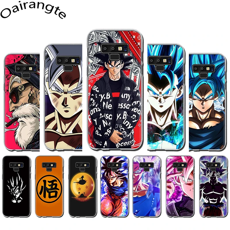 Жесткий чехол для телефона с Аниме Драконий жемчуг супер Гоку Samsung Galaxy A3 A5 2016 2017 A7