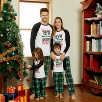 2022 family matching christmas pajamas mother kids clothing sets children sleepwear kids pyjamas mother daughter elf deer pjs