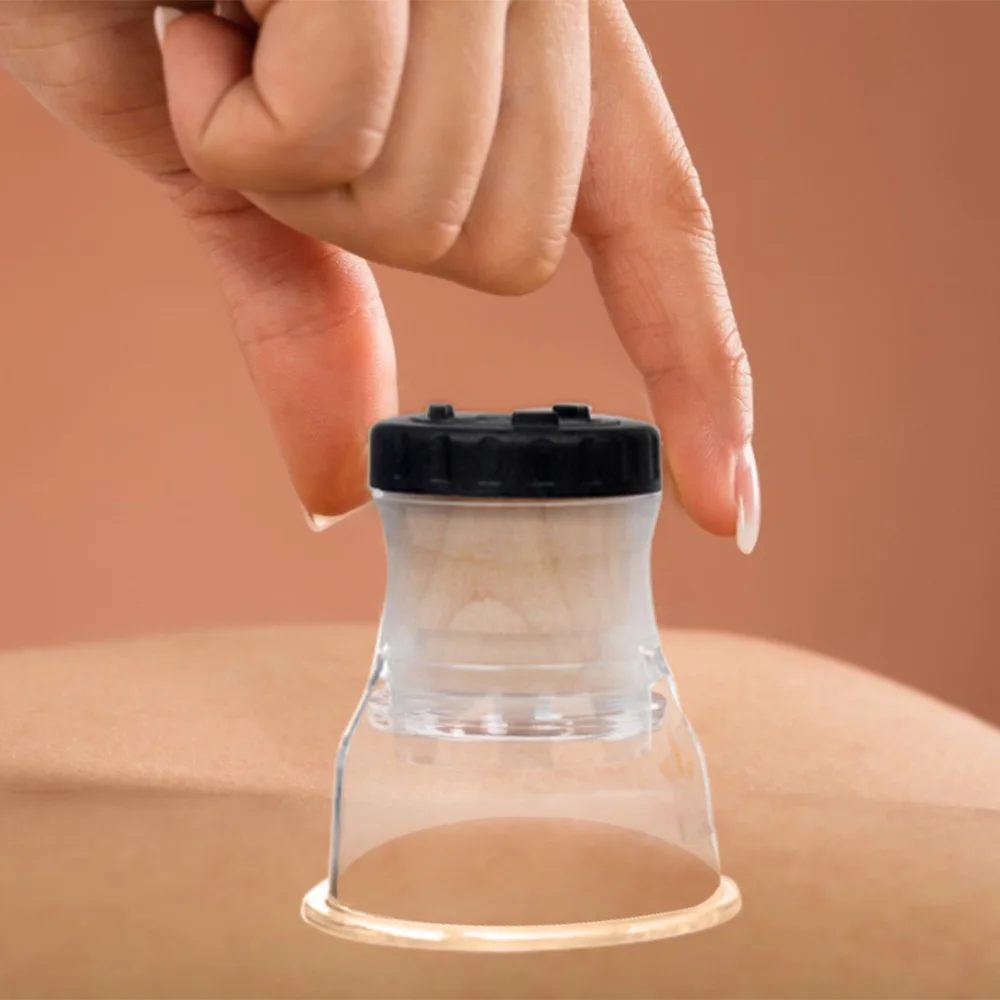 Chinese Medicine Moxibustion Acupuncture Points Cupping Burning Moxa Chinese Cupping Heating Therapy Anti-broken Vacuum Can