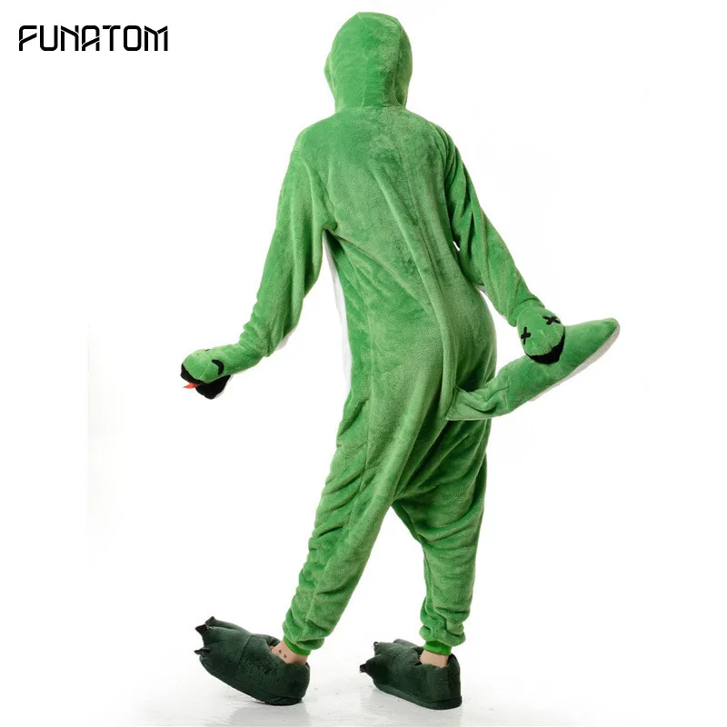 Пижамы в виде змеи для женщин костюм животных мужские взрослые комбинезоны