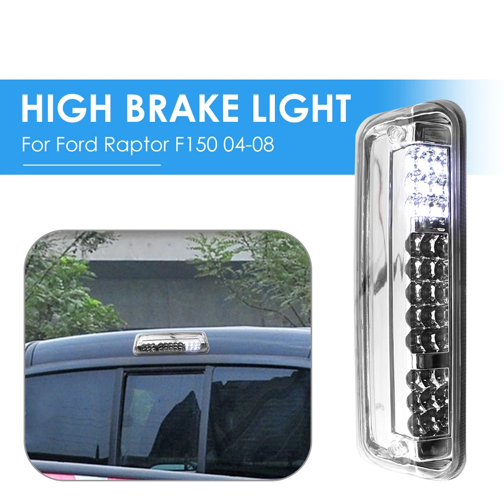 

Auto Car LED 3rd Third Brake Light High Mount Stop Brake Lamp Lights for Ford F-150 Raptor 2004-2008