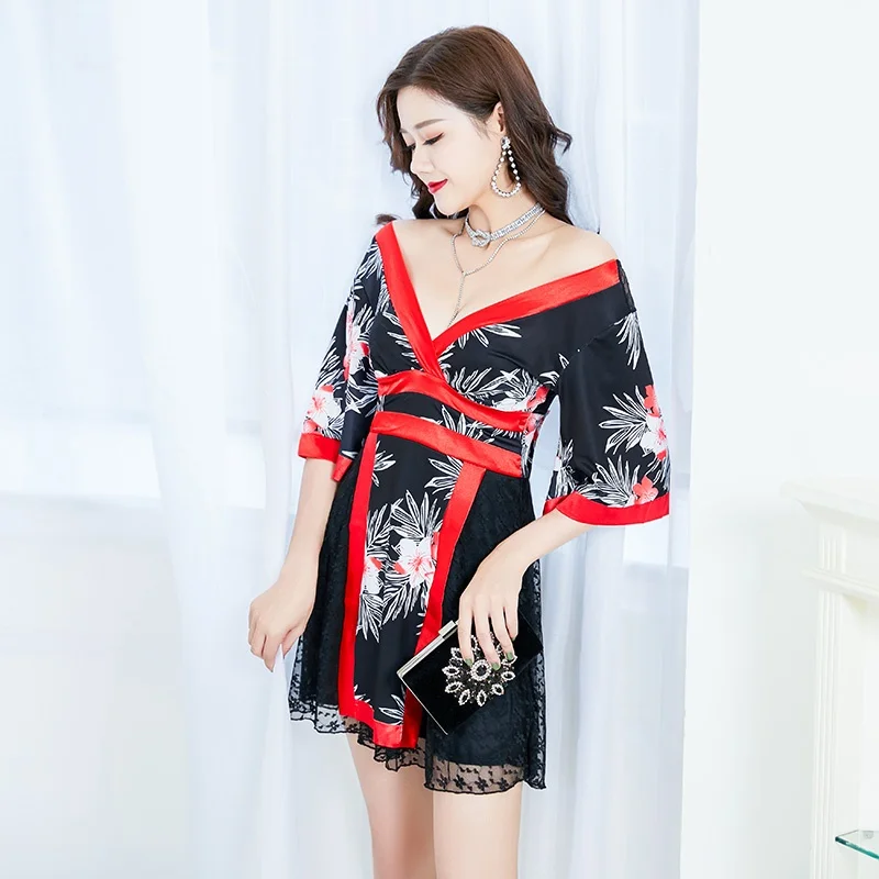 

Japanese Style Fashion Kimono Traditional Dress Female Geisha Clothes Traditional Japaneses Clothing For Women Cosplay FF2363