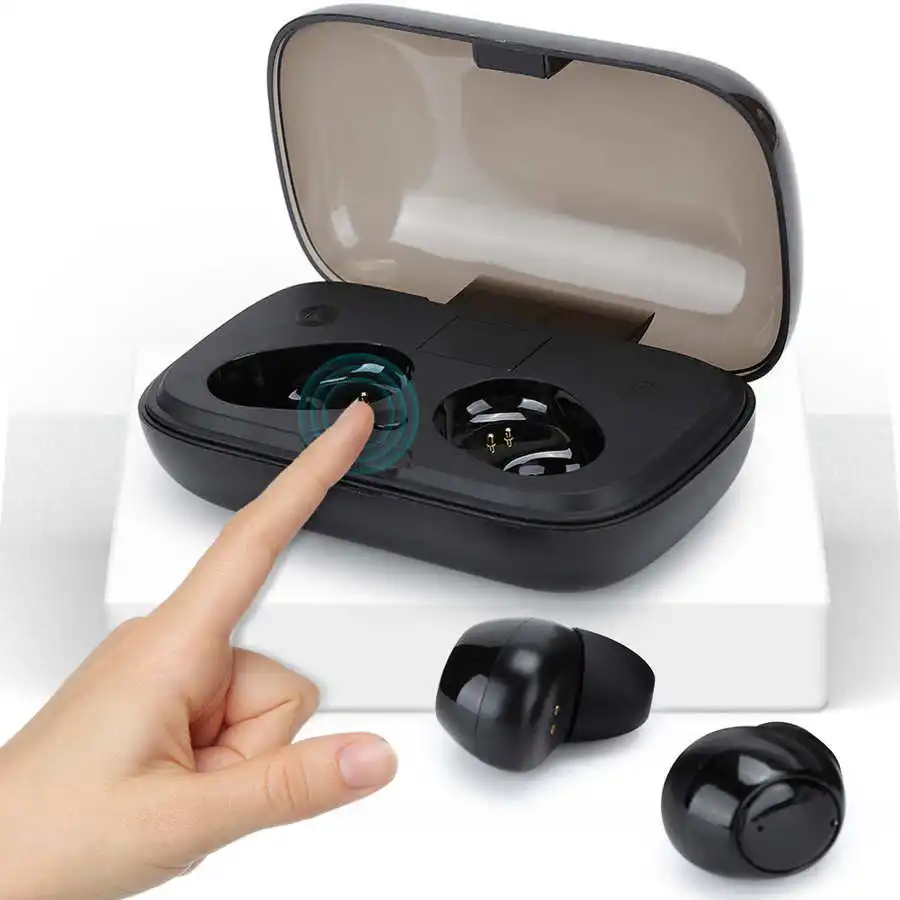 T1 беспроводной Bluetooth 5 0 наушники светодиодный экран цифровой дисплей сенсорное