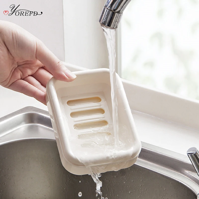 Прозрачная мыльница OYOREFD для ванной большая портативная уличная дорожная