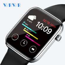 WRWR 2021 Smart Watch 1.69 inch Men Full Touch Fitness Tracker IP67 waterproof Smartwatch For Xiaomi Redmi Android Apple Huawei