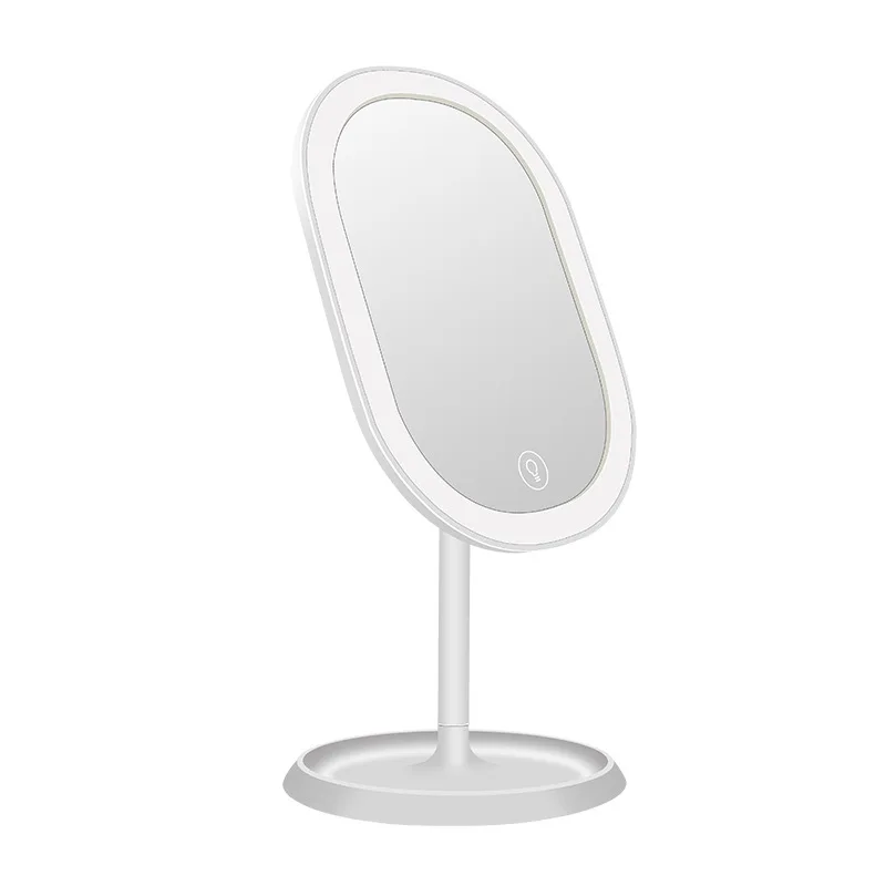 

LED mirror for womens illuminated mirror espejos spiegel espelho de maquiagem make up mirror with light 2019 ME1083