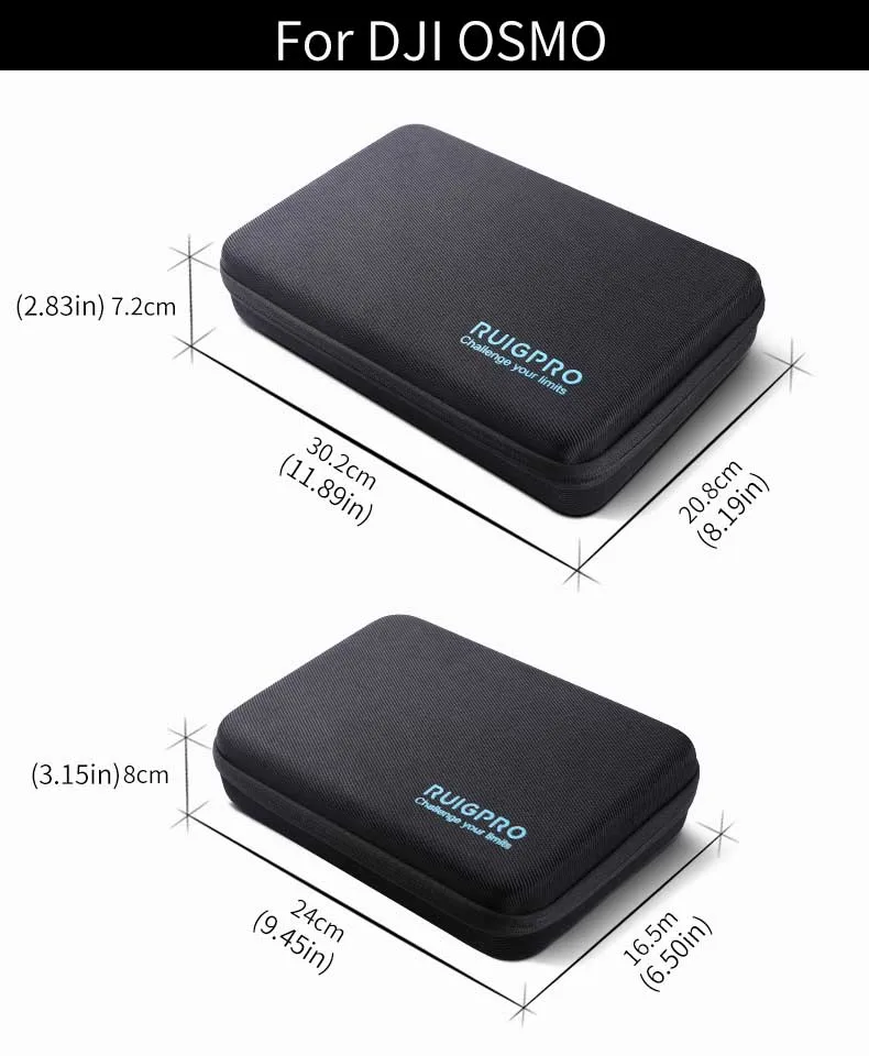 Портативная сумка для хранения Gopro чехол Xiaomi Yi Go Pro Hero11 10 9 8 7 6 5 черный DJI OSMO
