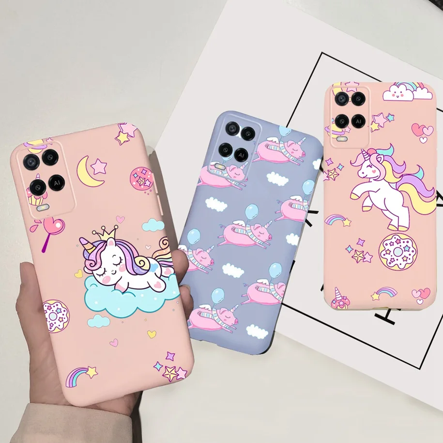 Высококачественный защитный чехол для OPPO A54 54 2021 силиконовый мобильного телефона